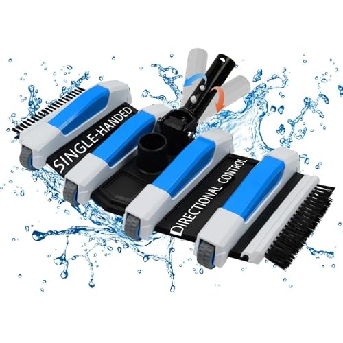 Enhanced Pool Vacuum Head with Direction 4LB-Upgrade Direction-Control (Blue)