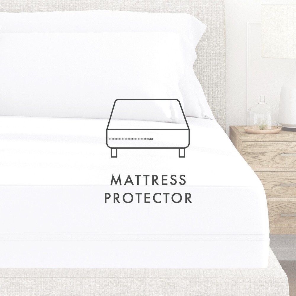 Kaycie Gray Basics High Quality Zippered Mattress Protector 100% Bed Bug Proof