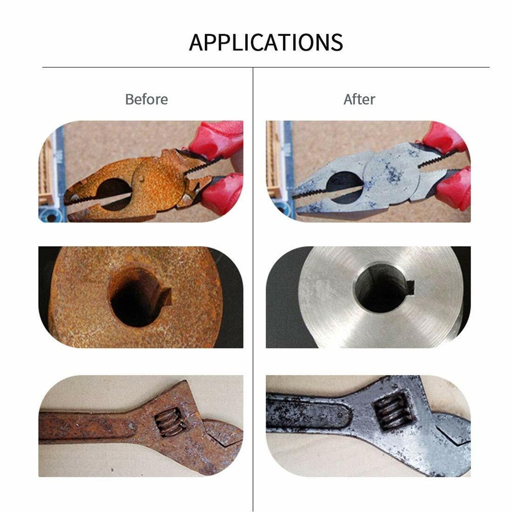 SATC 100PCS Roll Lock Grinder Stripping Sanding Discs Paint Rust Removal Wheels