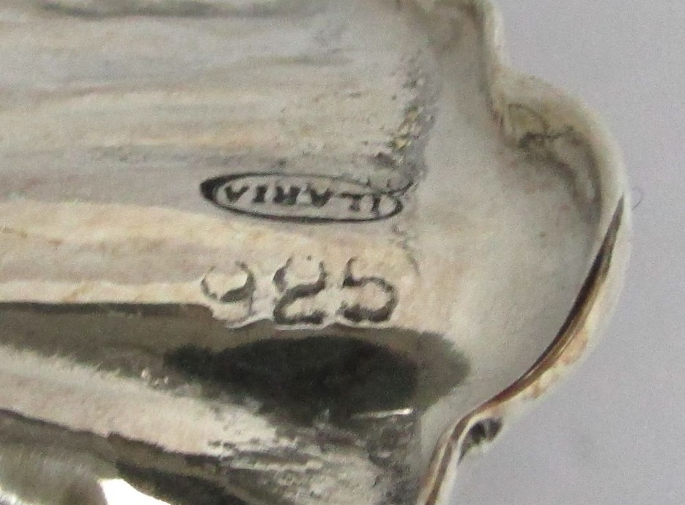 STERLING STERLING CHRYSANTHEMUM FLOWER CANDY DISH
