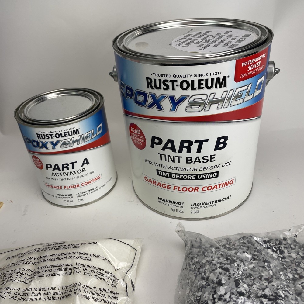 RUSTOLEUM 252625 EPOXY SHIELD BASE TINT GARAGE FLOOR PAINT
