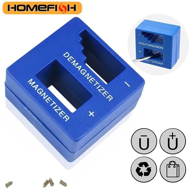 Magnetizer Demagnetizer Tool for Screwdriver Tips & Screw Bits – Magnetic Gadget