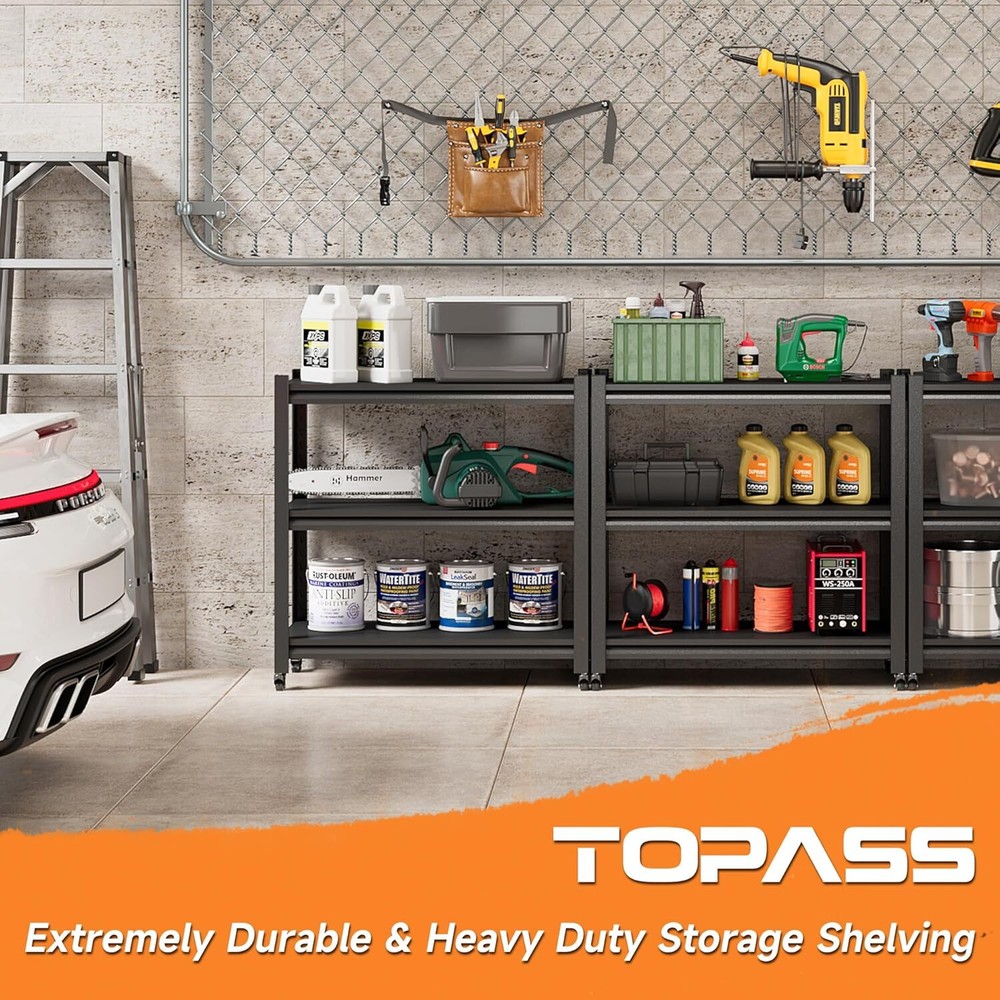 Workbench on Wheels, Adjustable Heavy Duty Work Table with Wheels, Heavy Duty