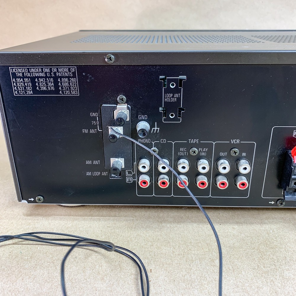 Technics SA-EX100 AV Control Stereo Receiver Amplifier Bundle with Remote Works