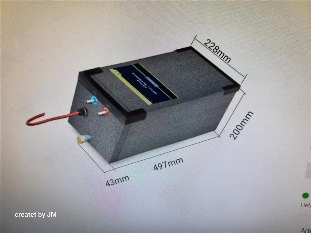 Hot Water Boiler 12V 9 Litre for Campers and Boats Low Pressure B Stock