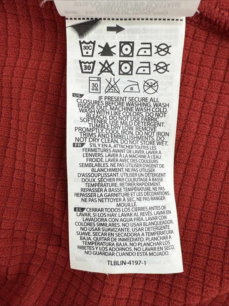 5.11 Tactical Full Zip Jacket Men’s Medium Red Performance Stretch Midlayer