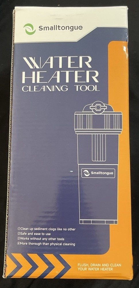 Water Heater Cleaning Tool, Completely Dissolves Scale Sediment, Including Step-