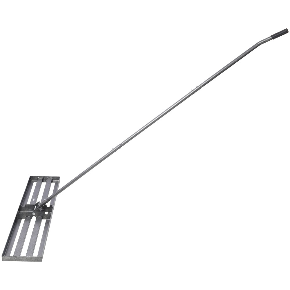 Lawn Leveling Rake Tool, 48in Soil Leveler, Adjustable 7ft Handle w/Grip