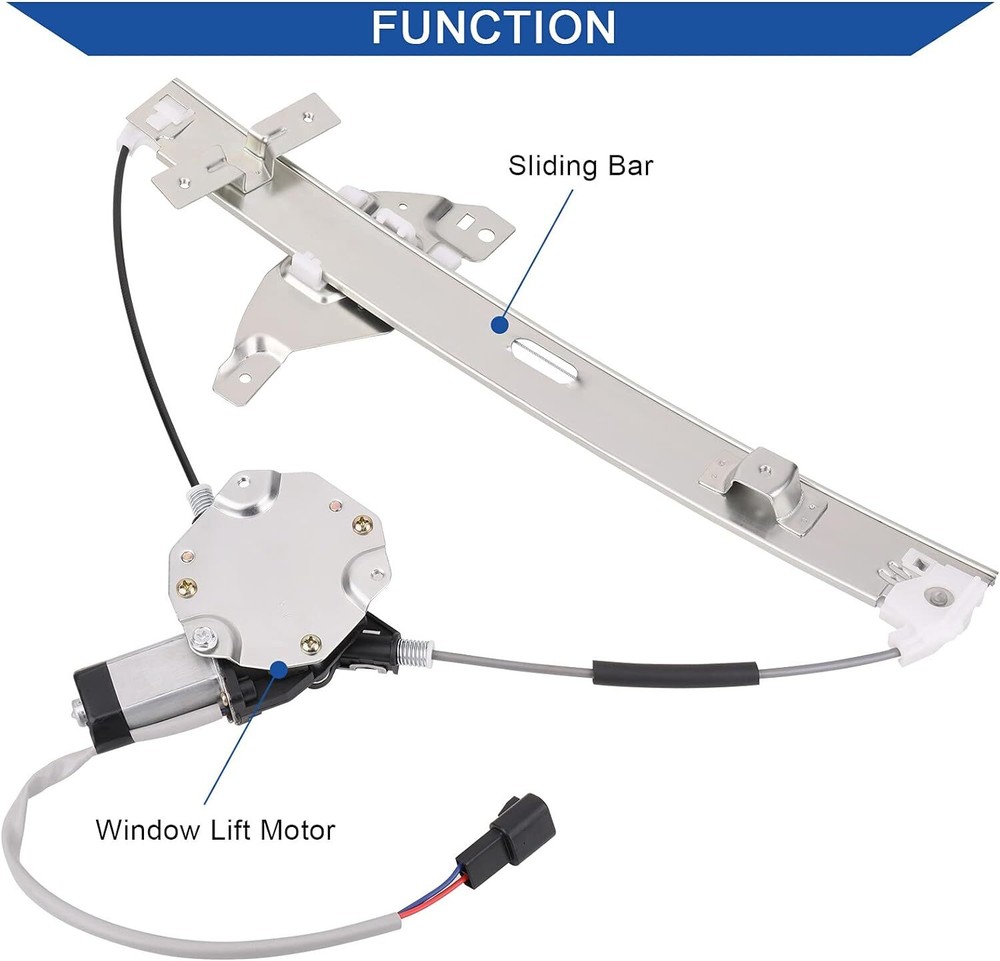Window Regulator with Motor for 2006-2013 Chevy Impala Front Driver Side 748-172