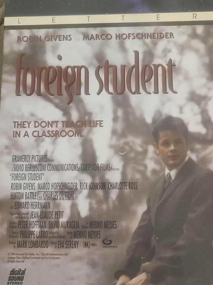 Foreign Student (Laserdisc, 1994) NEW SEALED