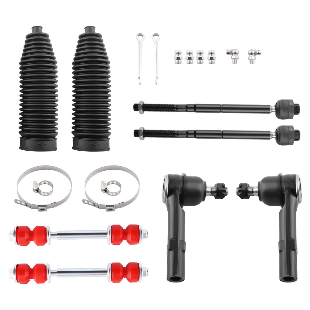 Front Upper Lower Control Arms Assembly for 2007-13 Chevy Silverado Sierra 1500