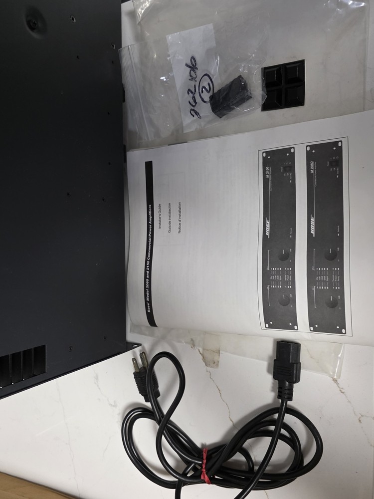 Bose Model M2150 Commercial Power Amplifier Original Box Powers On (Untested)