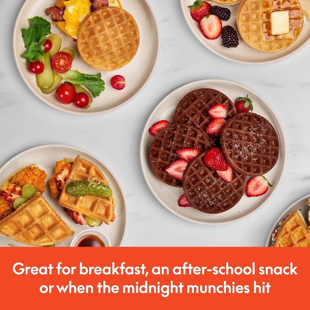 Bella Mini Waffle Maker 400W Ceramic Nonstick Stackable Customizable Plates New