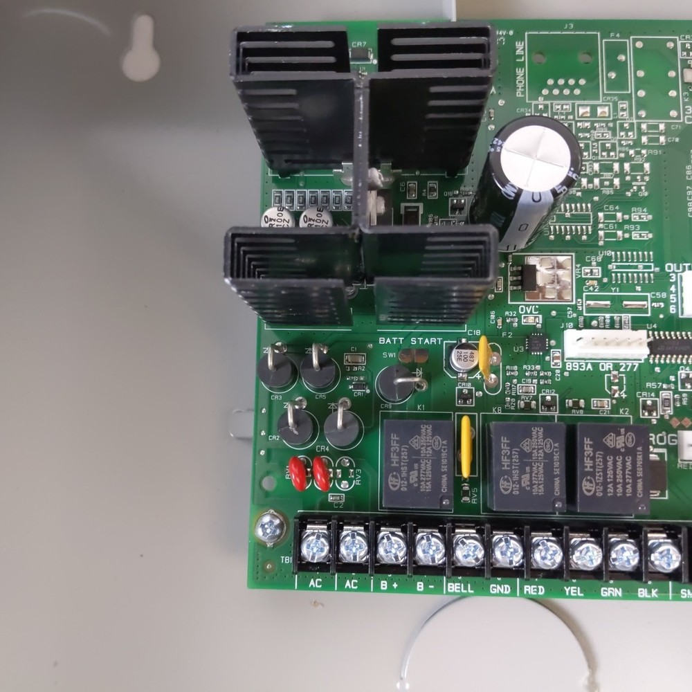 DMP XR150NL-G Network Panel Assembly and Accessories.