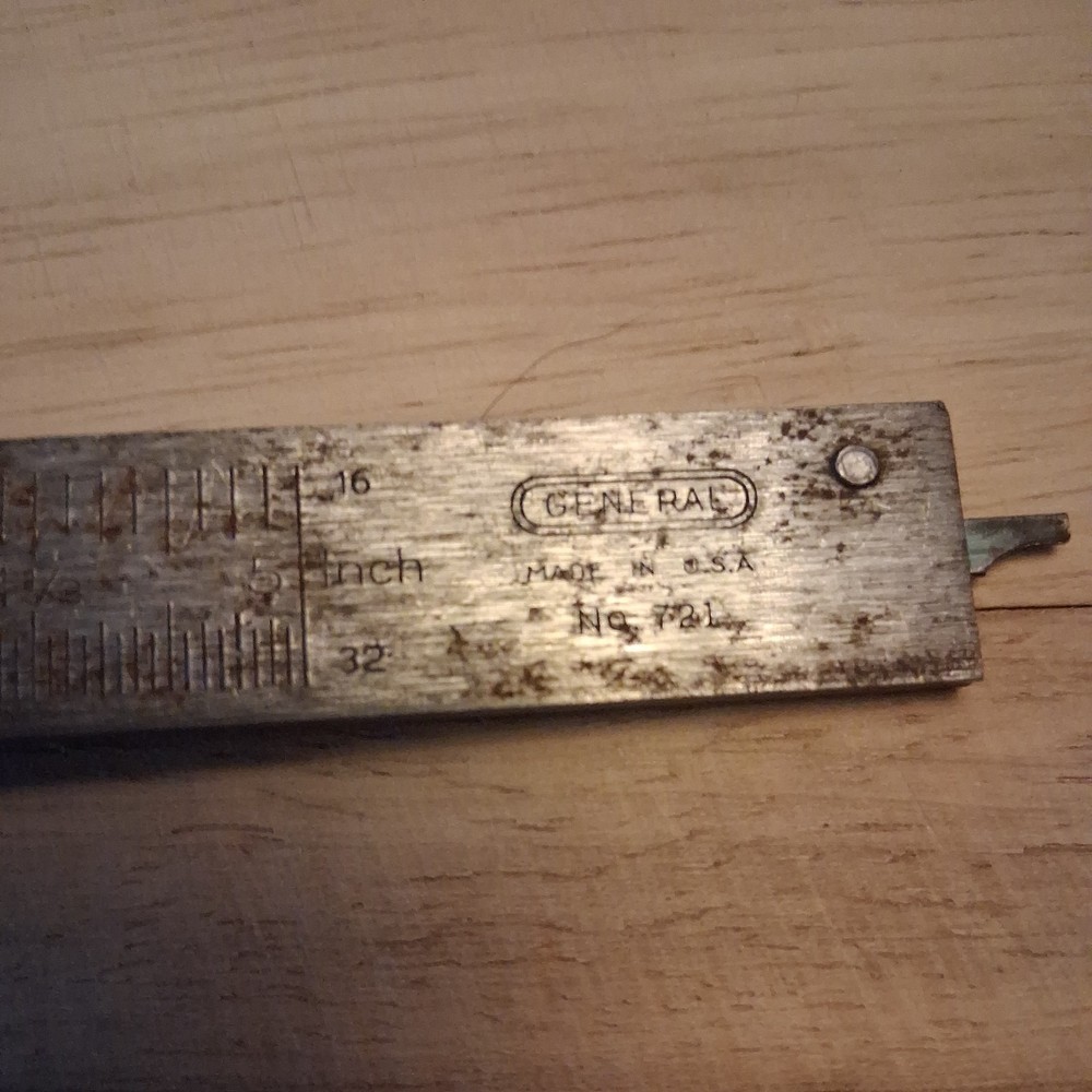 VINTAGE GENERAL VERNIER CALIPER NO. 721