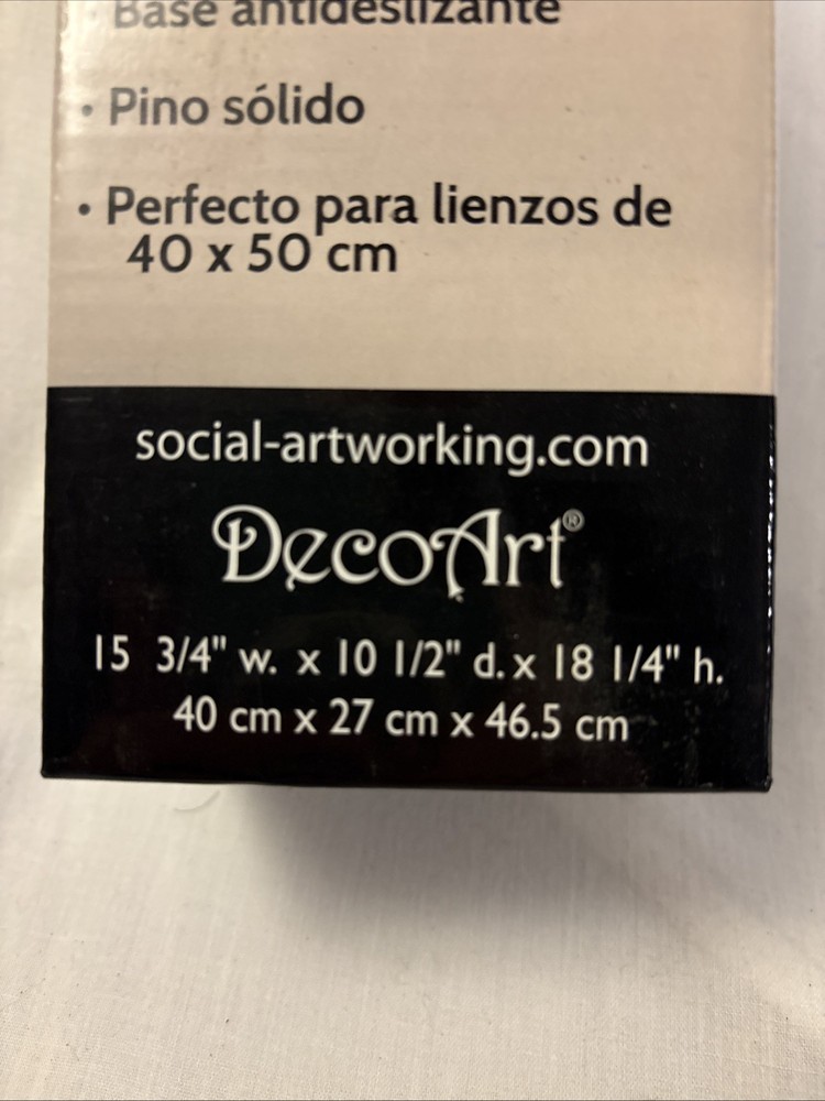 NIB DecoArt Table Top Easel