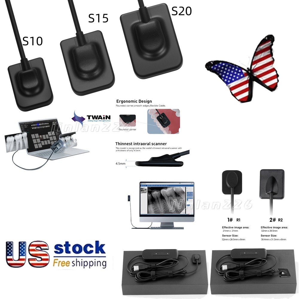 Dental Digital Sensor RVG High-Frequency Intraoral Image System USB Cable