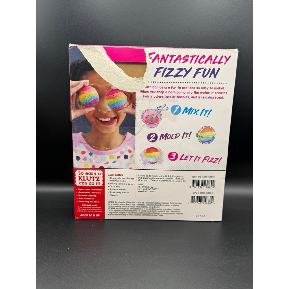 Klutz Make Your Own Bath Bombs Kit