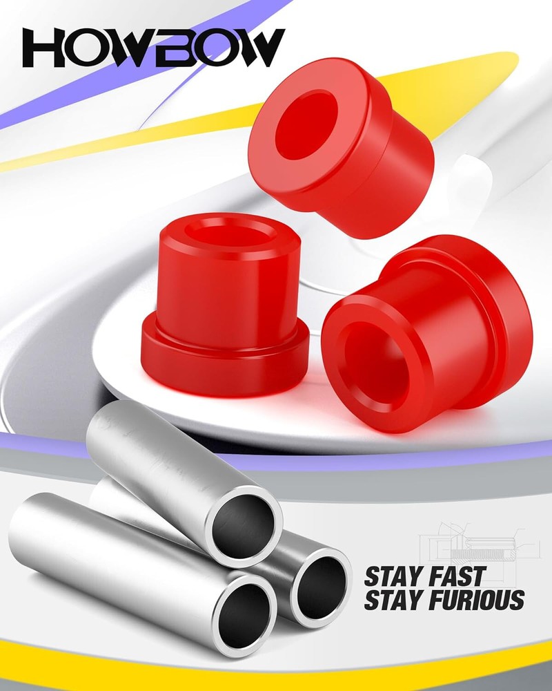 2004-up Club Car Precedent Bushing Kit Leaf Spring and Shackle Polyurethane