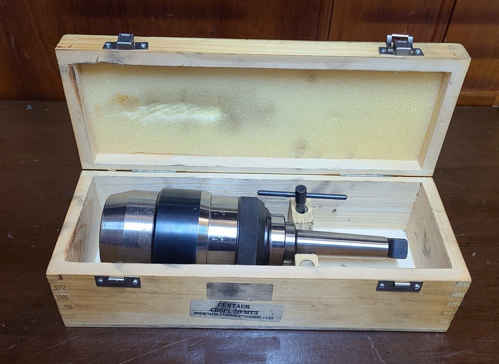 MORSE TAPER 3 TAPPING ATTACHMENT 1/4" TO 3/4"