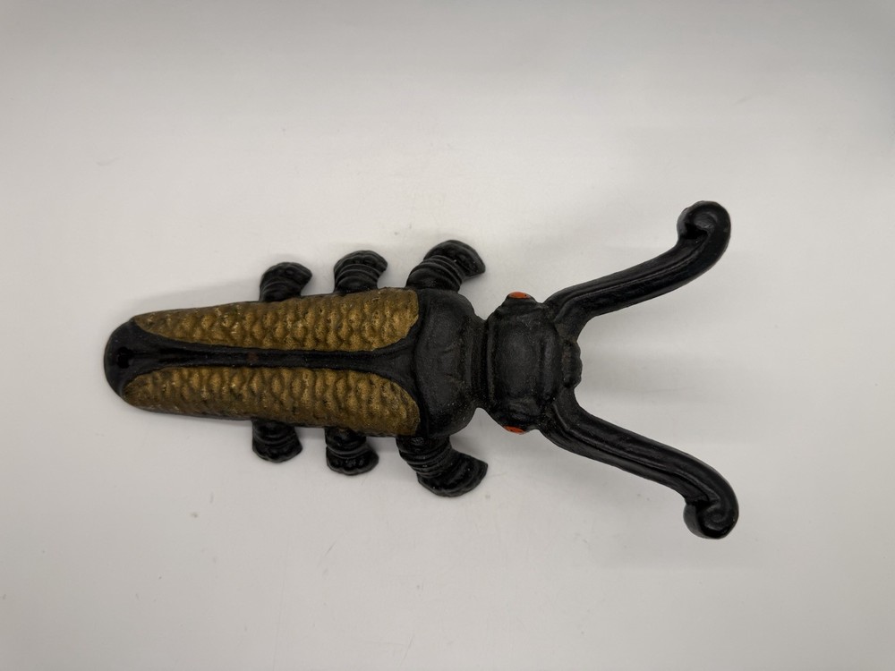 Vintage Cast Iron Beetle Bug Western Boot Jack Puller Tool #669