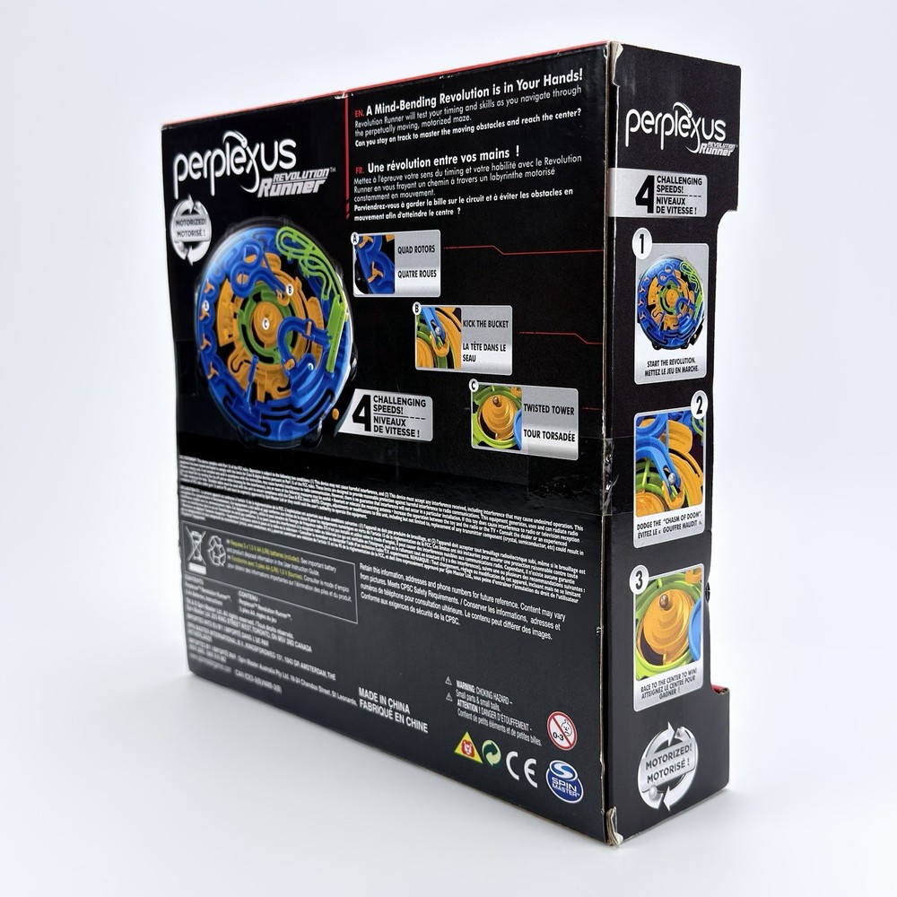 Perplexus Revolution Runner Motorized Perpetual 3D Maze Game Spin Master 9+ New