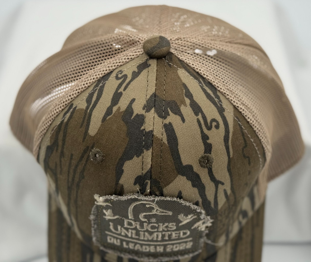Ducks Unlimited DU Leader 2022 Hat Cap - Strap Back - Mesh - Green Camo