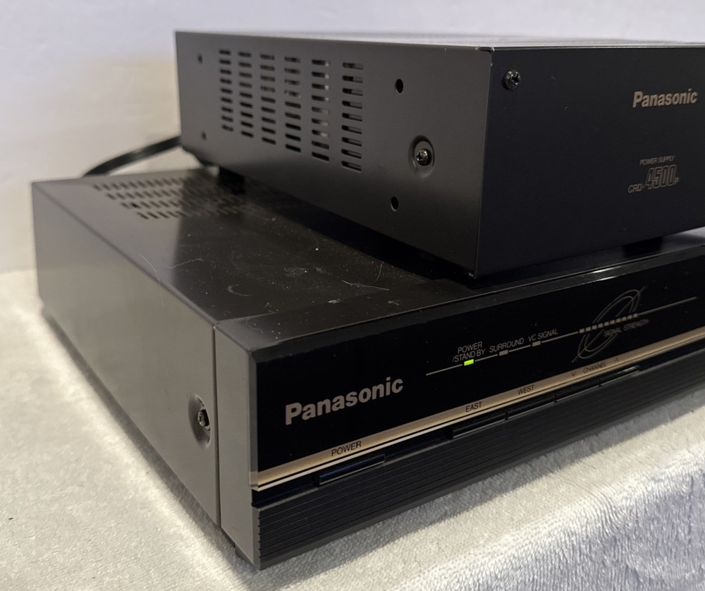 Panasonic CRD-4500R Videocipher II Integrated Satellite Receiver & Power Supply