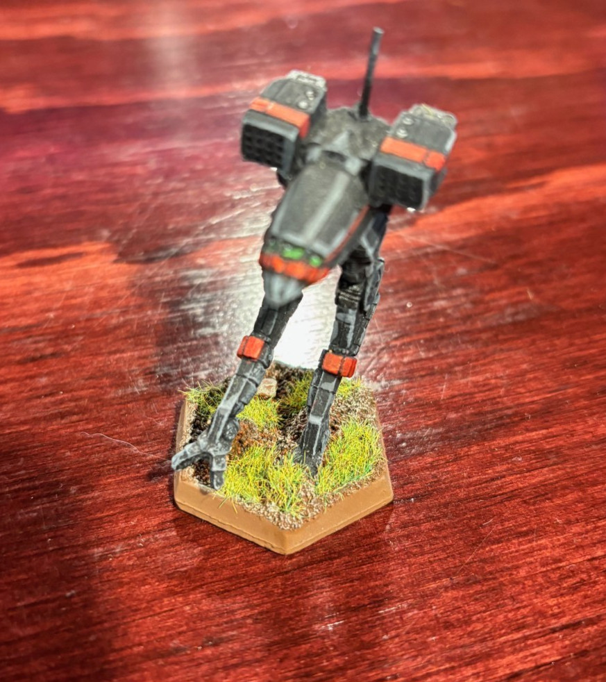 Battletech Painted Metal Miniature "Catapult" Wolf's Dragoons Based