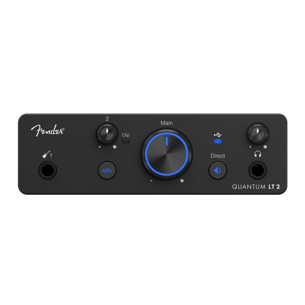 Fender Studio Quantum LT 2 USB-C Audio Interface with MAX-HD Mic Preamp