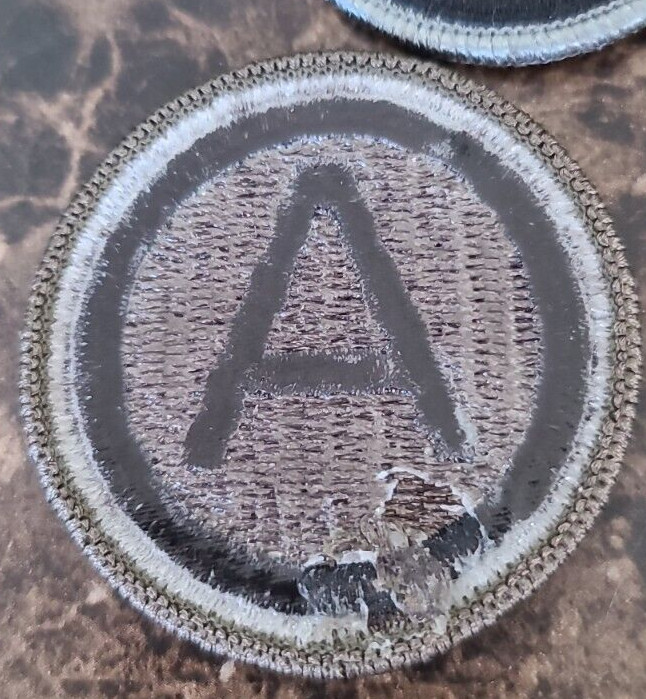 WW-2 US 3rd Army Patch- Iron On- Green