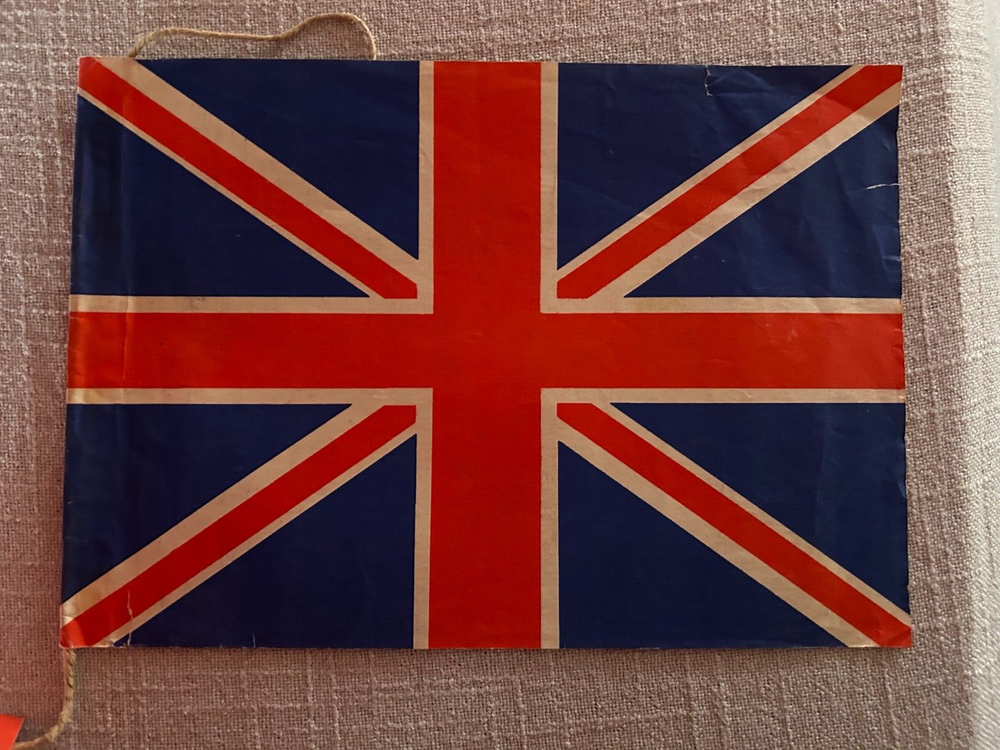 Pre WW2 Era Japanese Naval Games Paper String Flags