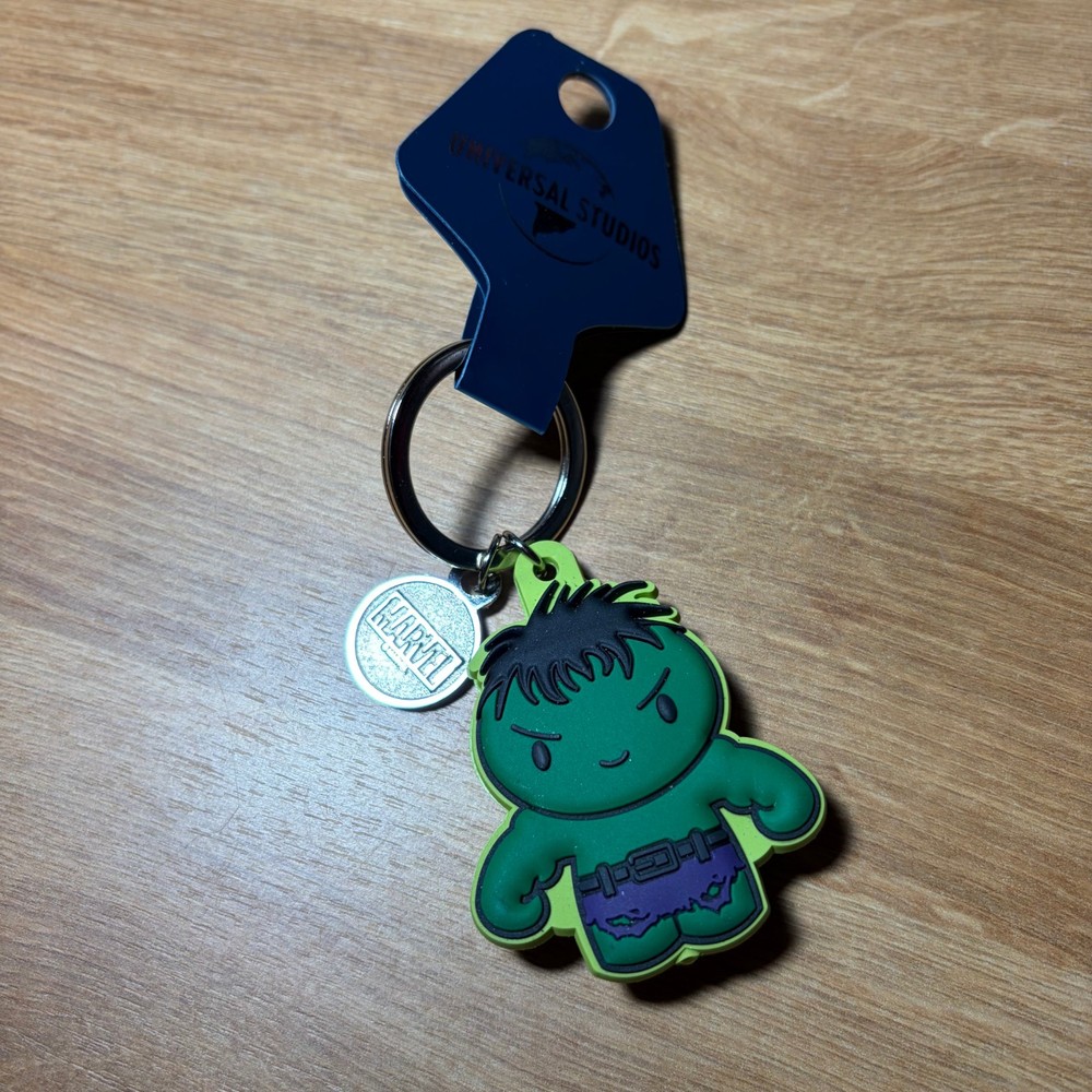Universal Studios Marvel The Incredible Hulk Chibi Keychain Theme Park