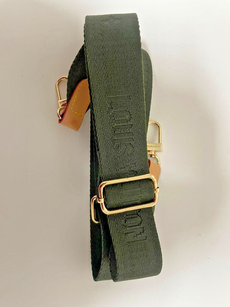 Louis Vuitton Shoulder Strap Adjustable Crossbody Shoulder Replacement Green