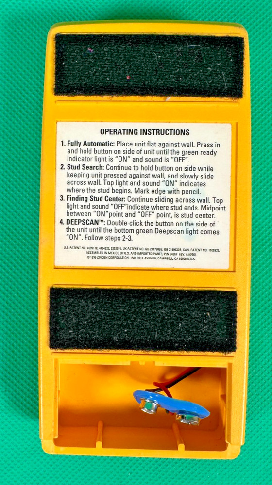 Zircon StudSensor Pro 4.0 Stud and Joist Finder with DeepScan & Case Tested