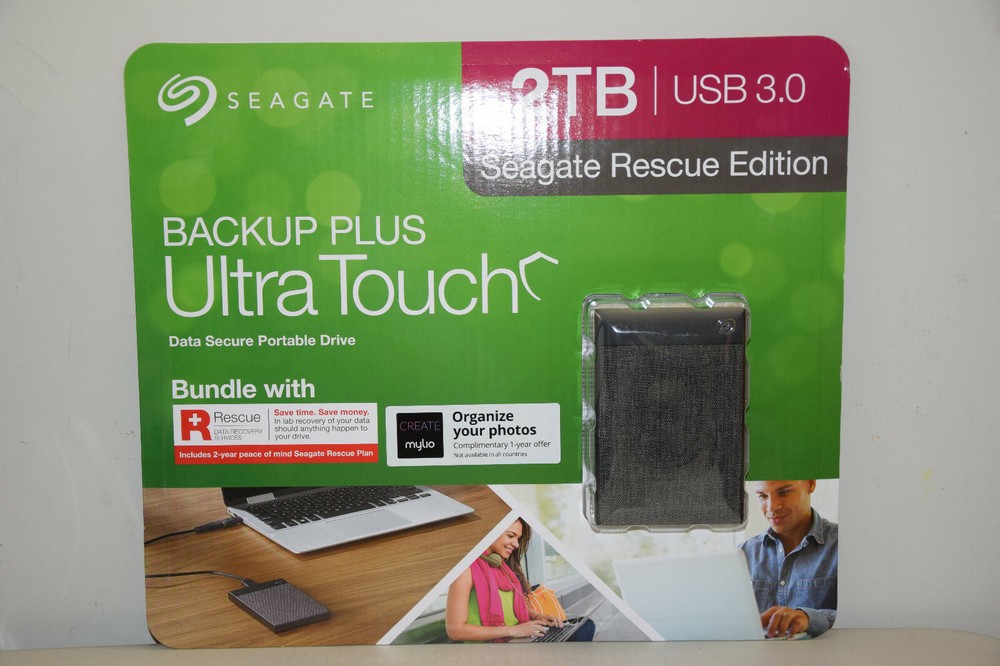 Seagate Backup Plus Ultra Touch Portable HD Drive 2TB /Laptop Tablet PC Computer