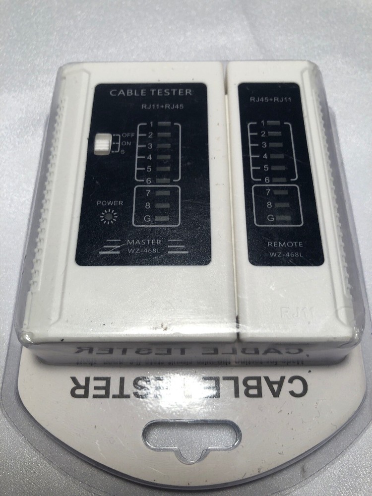 New! RJ45+ RJ11 Network Cable Tester Kit