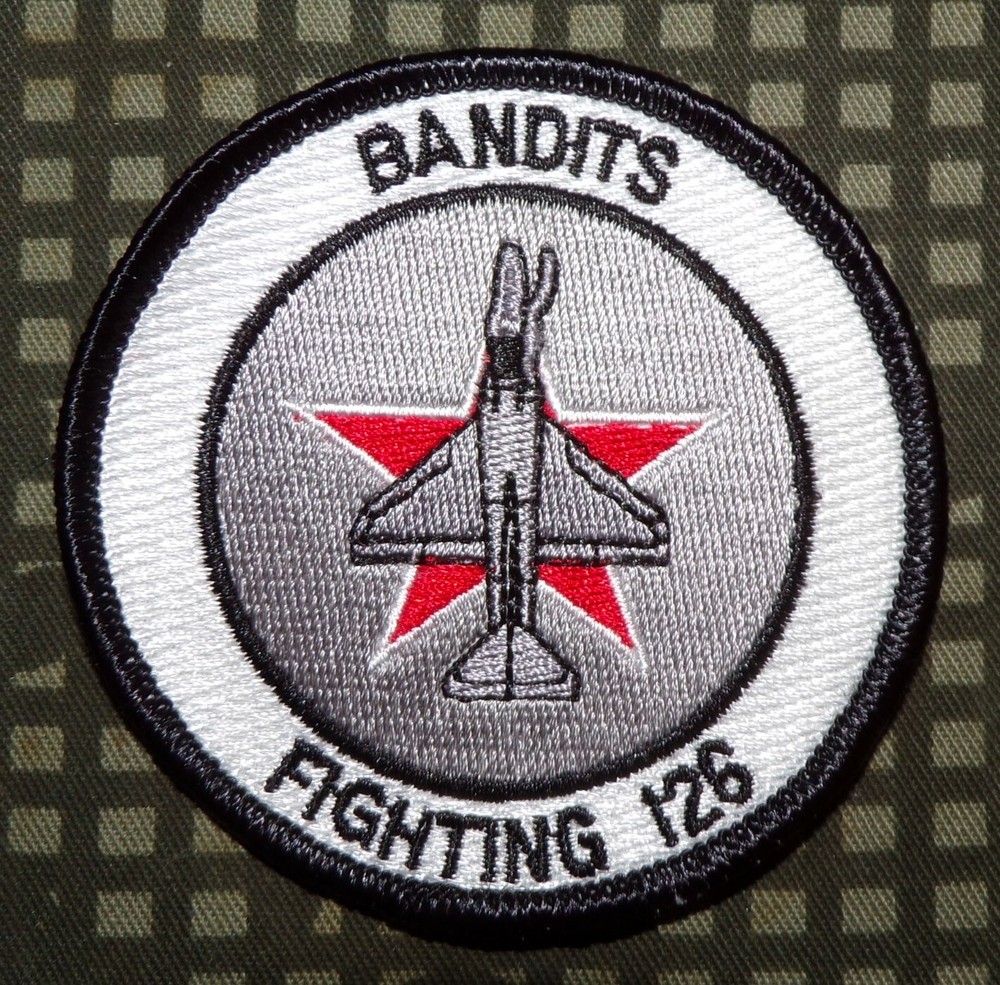 US Navy VFA-126 Strike Fighter Squadron Bandits Aggressor Squadron Patch