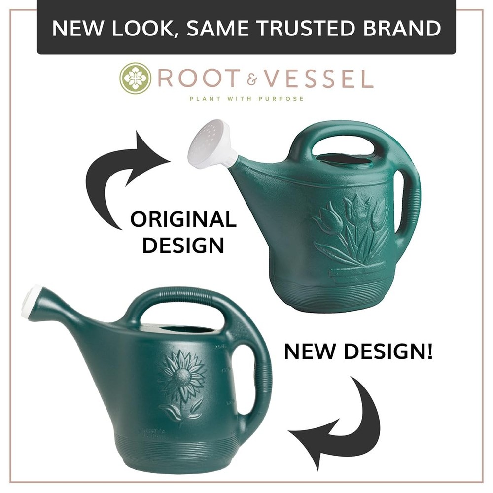 30301 Watering Can, 2-Gallon, Hunter Green