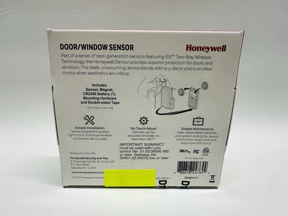 NEW Honeywell SIXMINICT Door/Window Sensor
