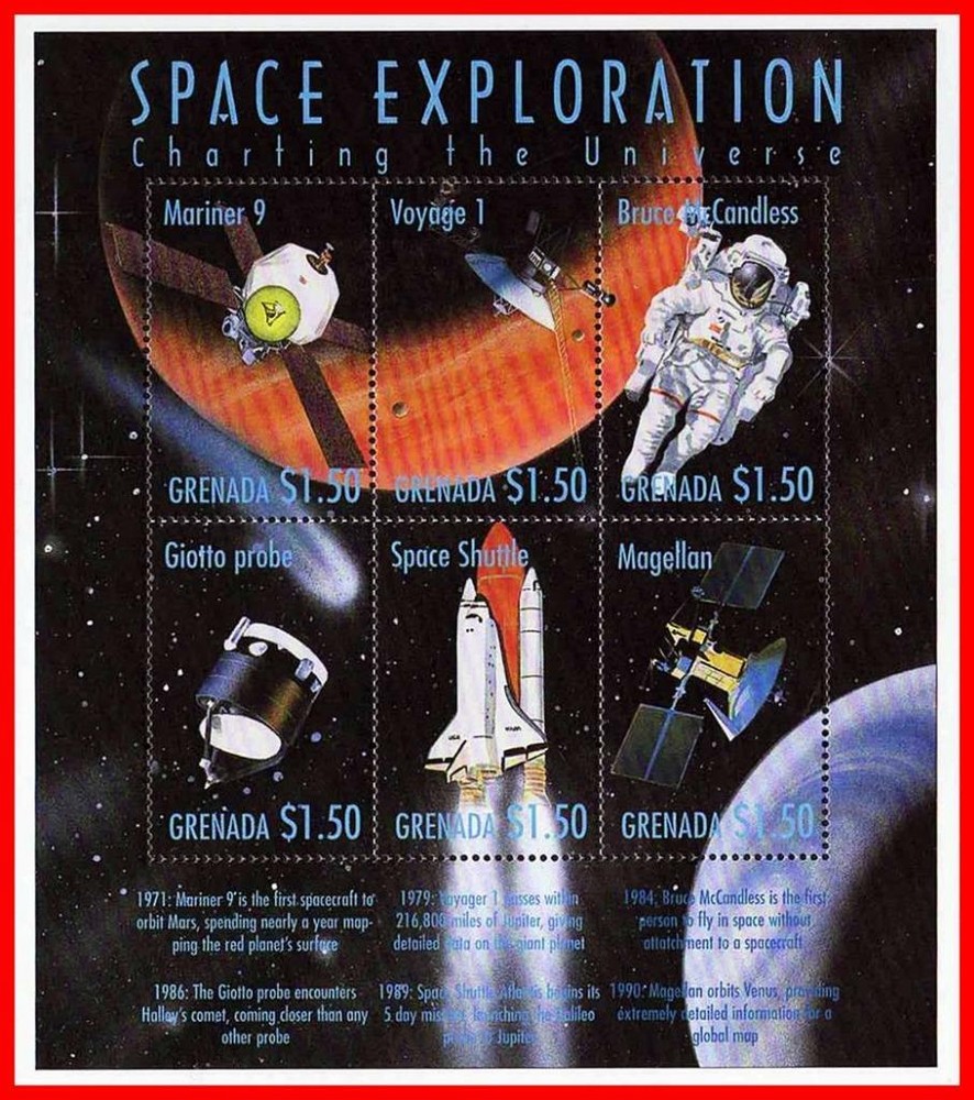 👉 GRENADA =SPACE EXPLORATION M/S MNH