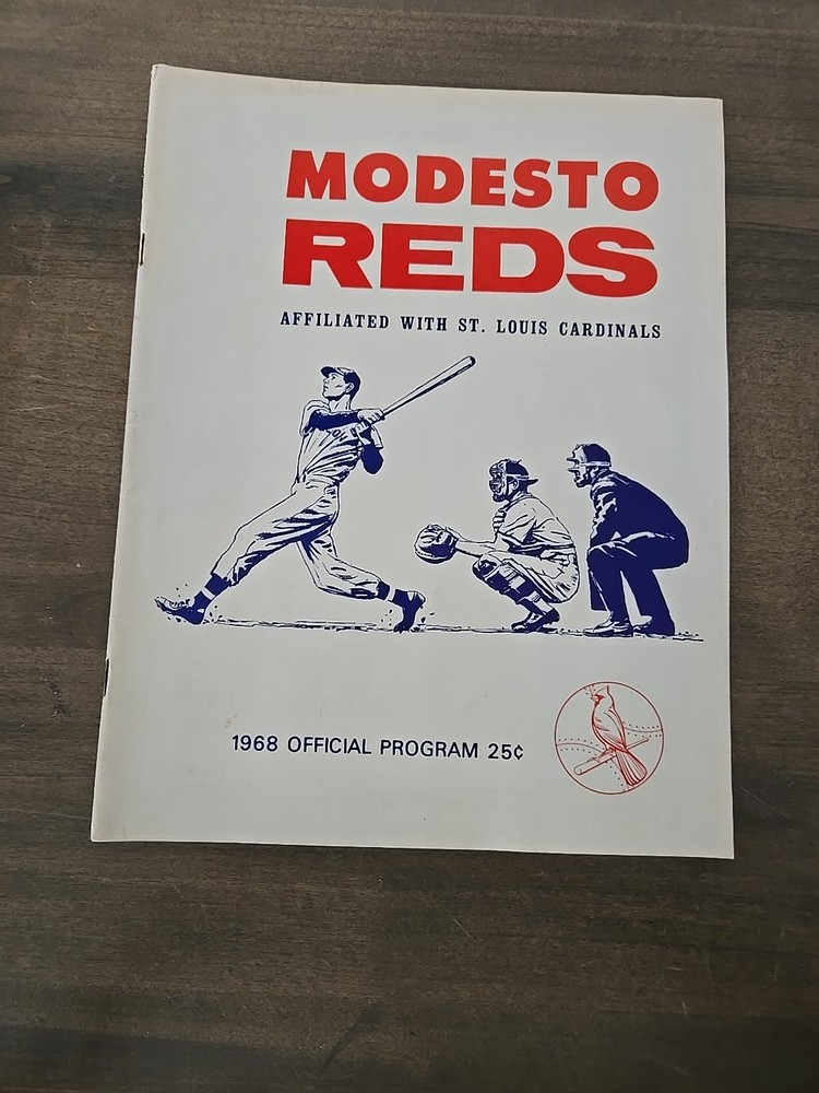 1968 MODESTO REDS PROGRAM.