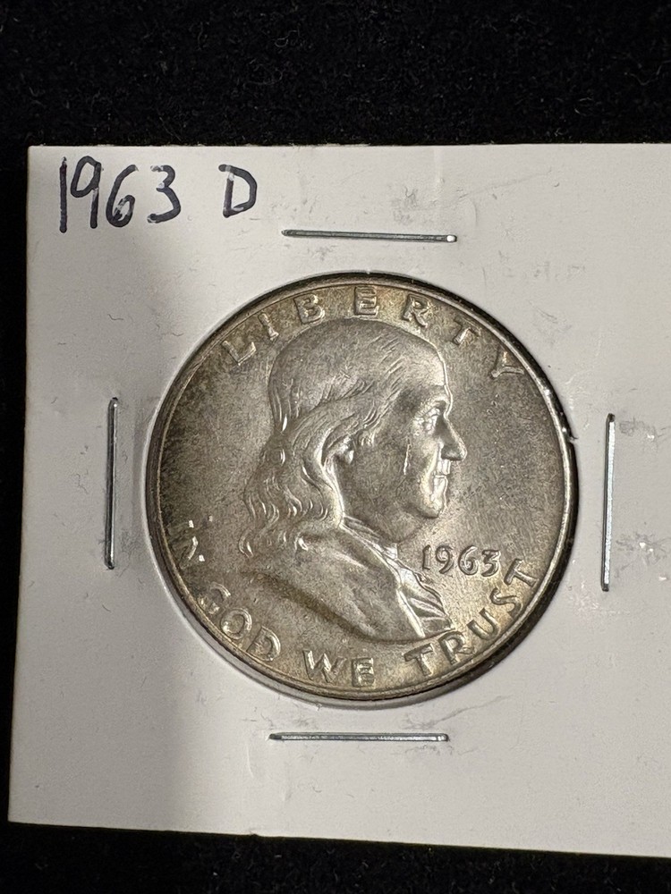 1963 D Franklin Half Dollar AU