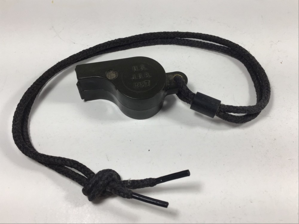 1987 US Army Plastic Whistle US JGB 1987 W2