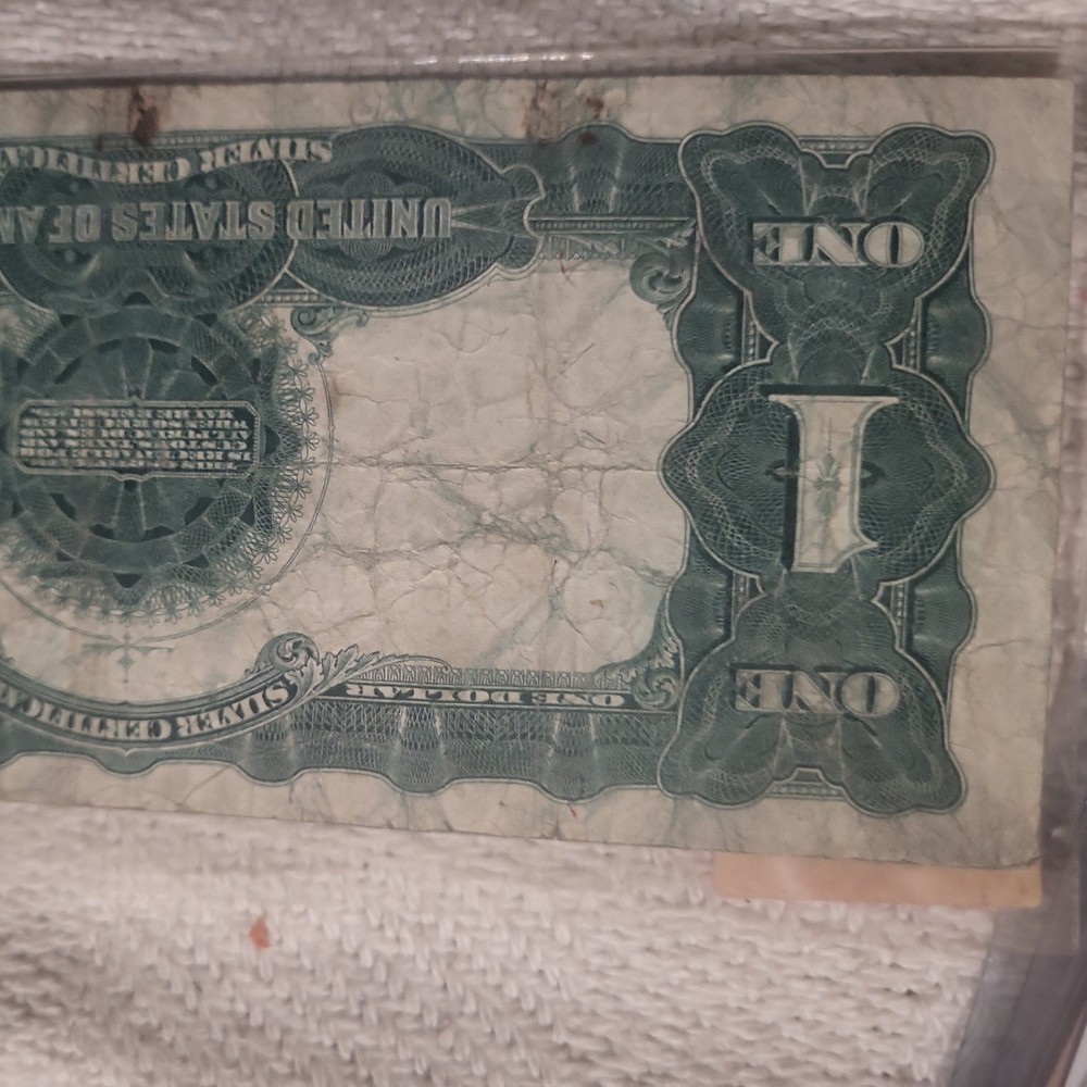 1899 $1 Dollar Silver Certificate Black Eagle Large