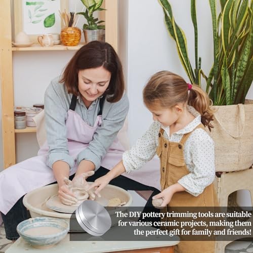 3 Pack Ceramic Clay Pottery Throwing Trimming Spinner Tool, Clay Ceramic