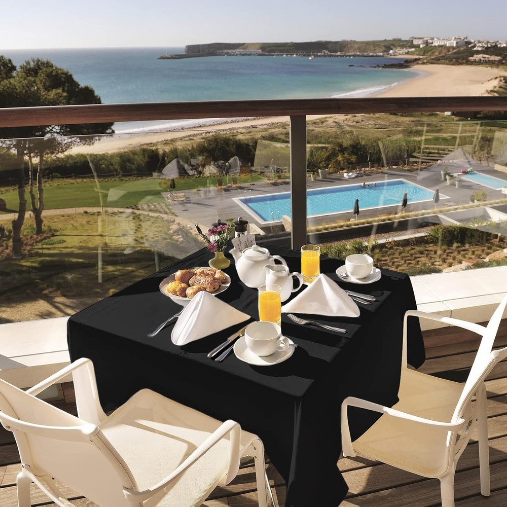 Stain Resistant Square Tablecloth Set