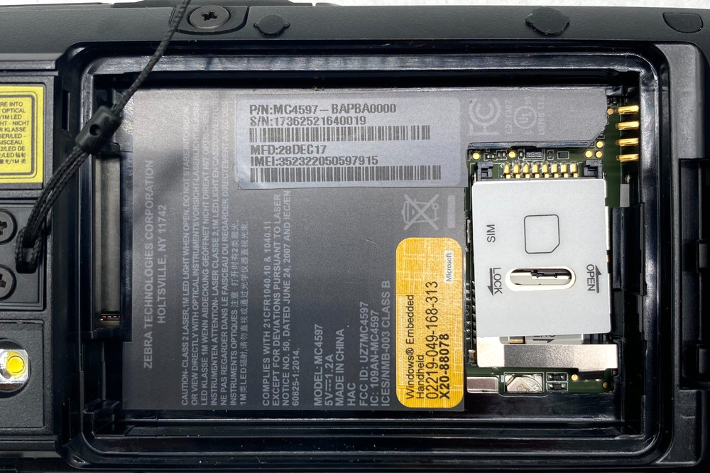 ZEBRA MC45 RUGGED MOBILE COMPUTER W/ WINDOWS EMBEDDED HANDHELD 6.5 & STYLUS PEN