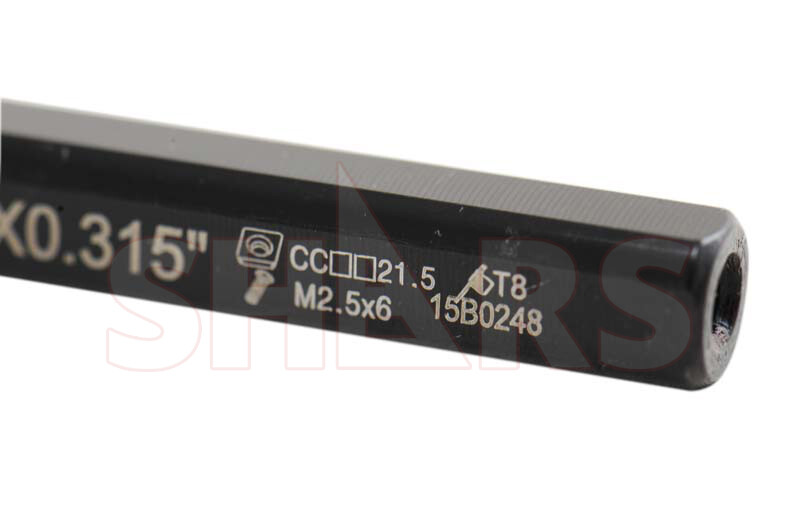 SHARS 5/16 SCLCR COOLANT INDEXABLE BORING BAR + CCMT INSERT + CERT Save $42 !]