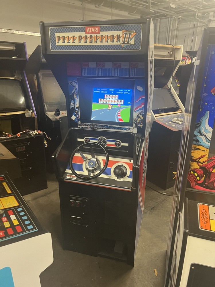 POLE POSITION ARCADE MACHINE by ATARI 1982 (EXCELLENT CONDITION)